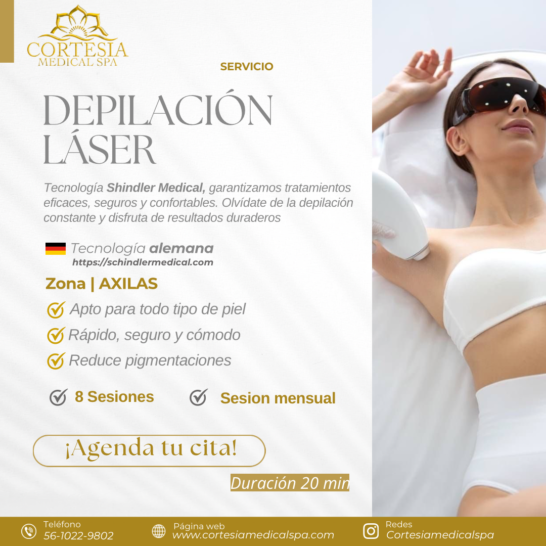 Depilación Láser Axilas ( 8 sesiones)