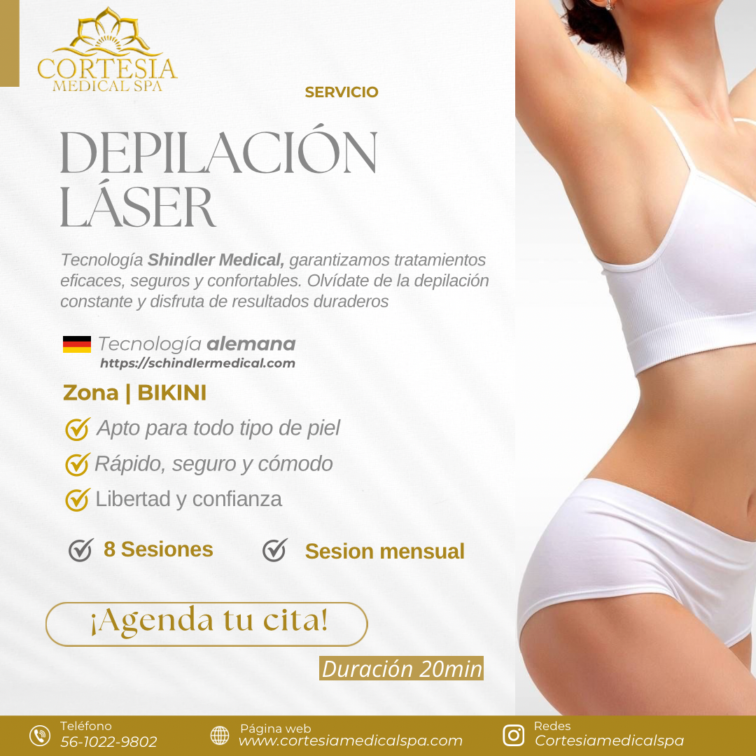 Depilación Láser Bikini ( 8 sesiones)