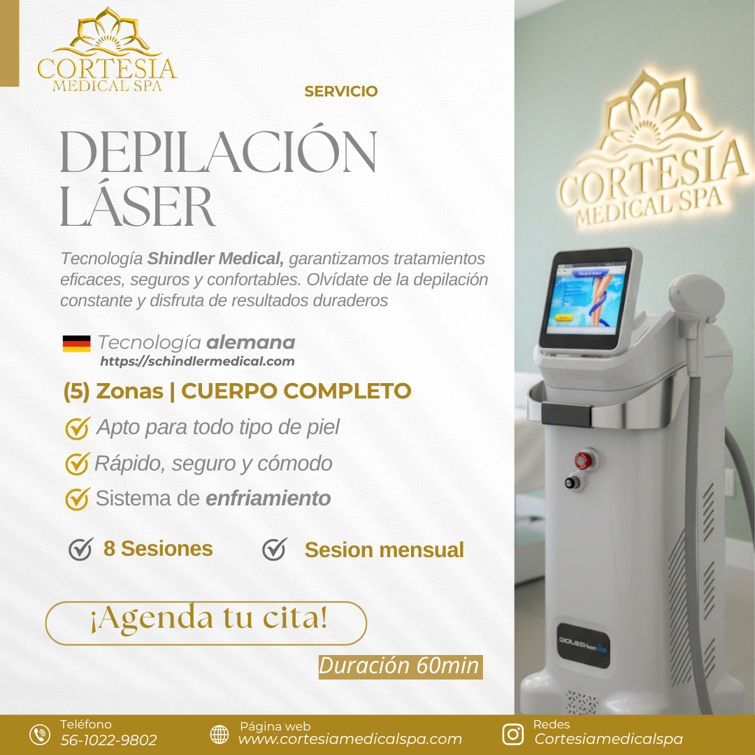 Depilación Láser Cuerpo Completo ( 8 sesiones)