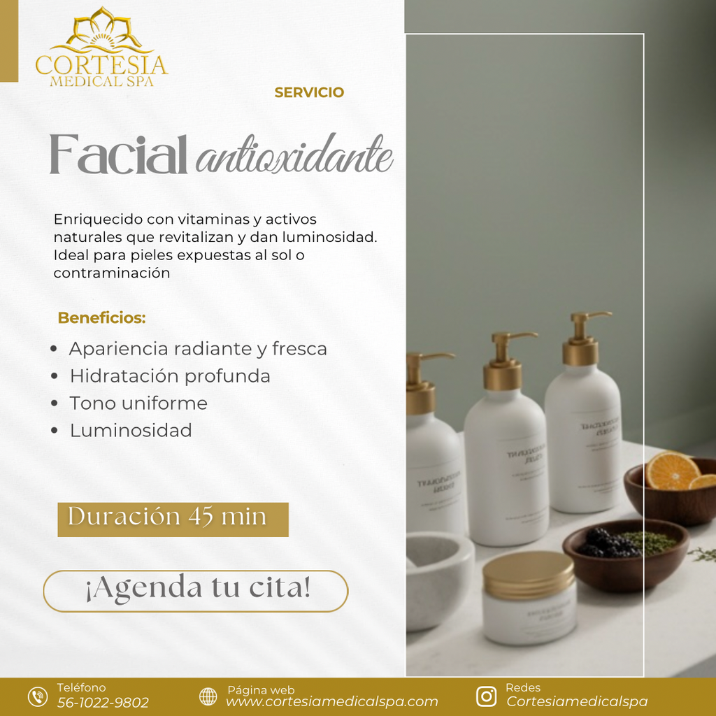 Facial Antioxidante