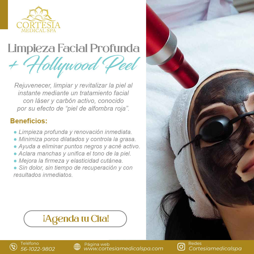 Limpieza Facial Profunda + Hollywood Peel